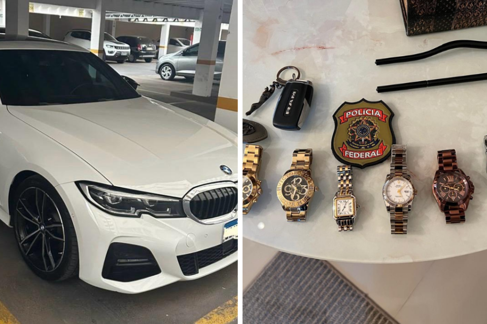  Carros de luxo e relógios são apreendidos com suspeitos de fraudes na Caixa Econômica