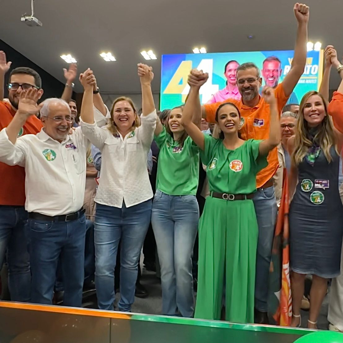 Renato de Castro e Luciana Naves realizam convenção partidária do União Brasil e partidos aliados