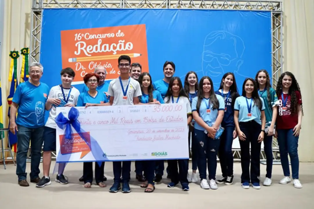Estudante do Colégio Jalles Machado é o campeão do 16º Concurso de Redação Dr. Otávio
