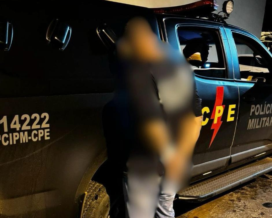 Policiais militares do CPE recapturam foragido da justiça no residencial Jardim do Cerrado