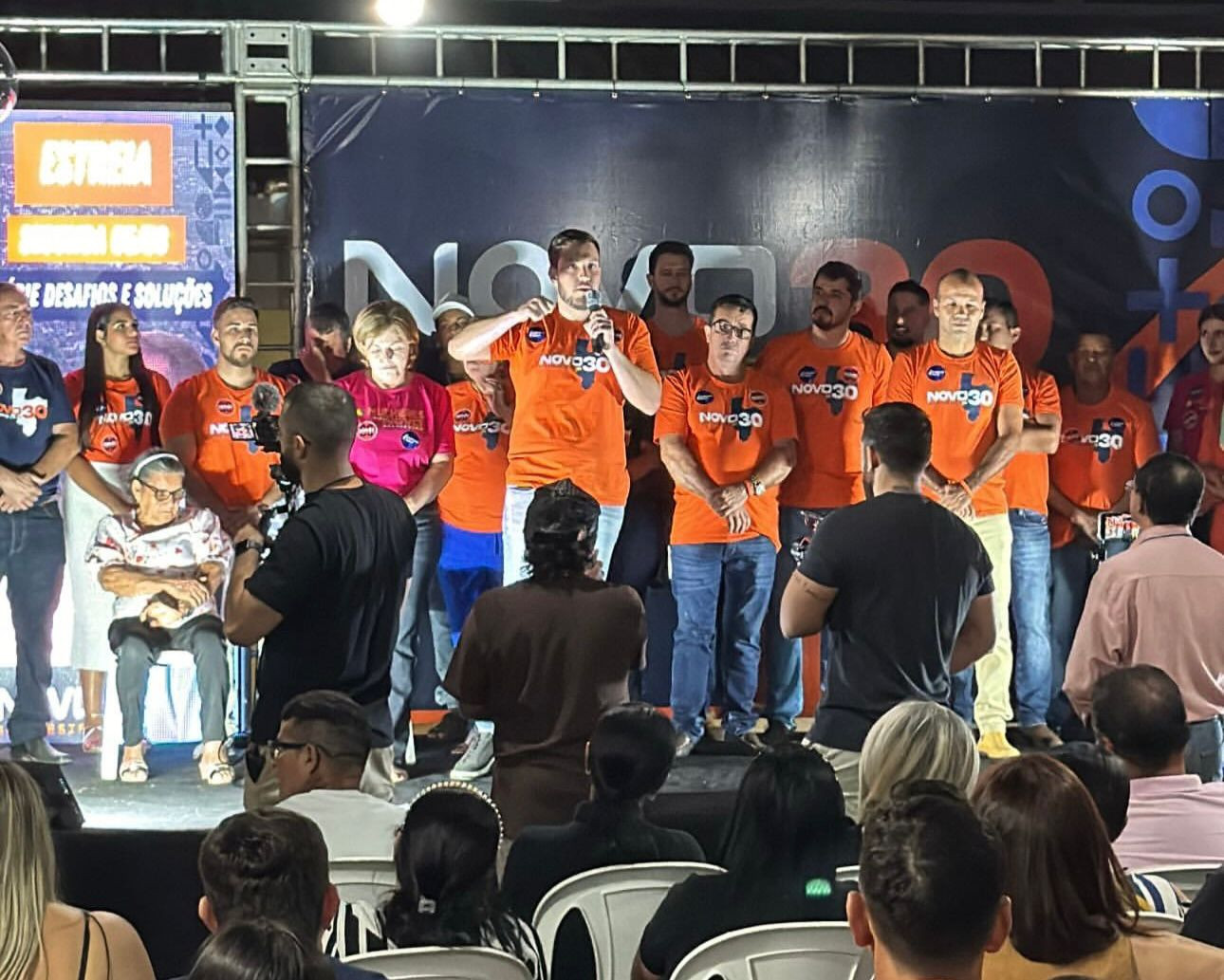 Henrique Vilela e Antônia Lacerda realizam convenção do Novo em Goianésia