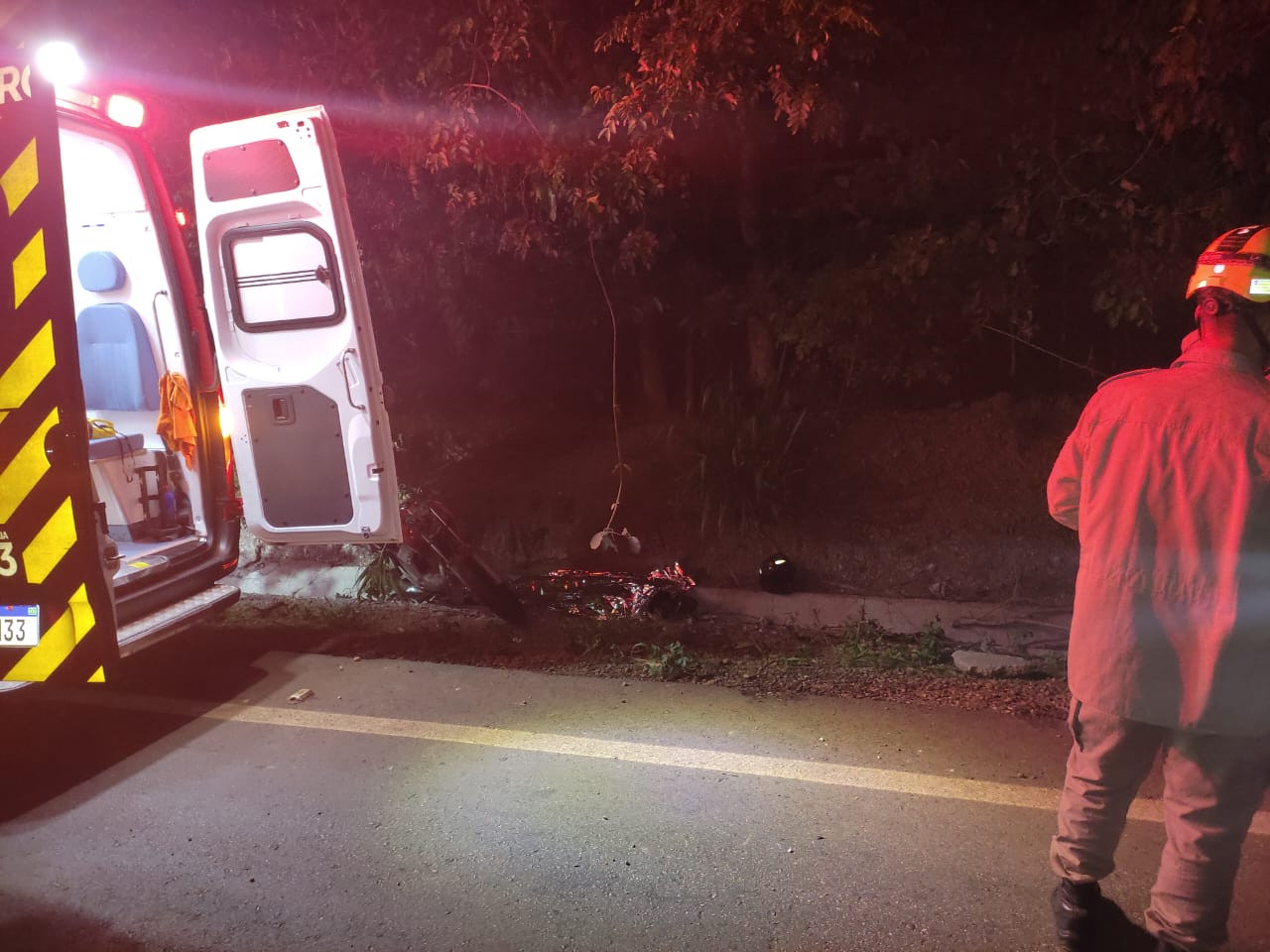 Motociclista morre após sofrer acidente na rodovia GO-080 próximo à uma indústria de Goianésia