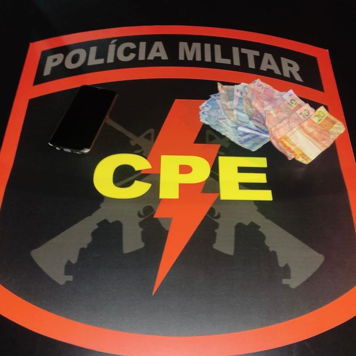 CPE de Goianésia recupera celular roubado em Goiânia; homem tentou fugir mas foi preso