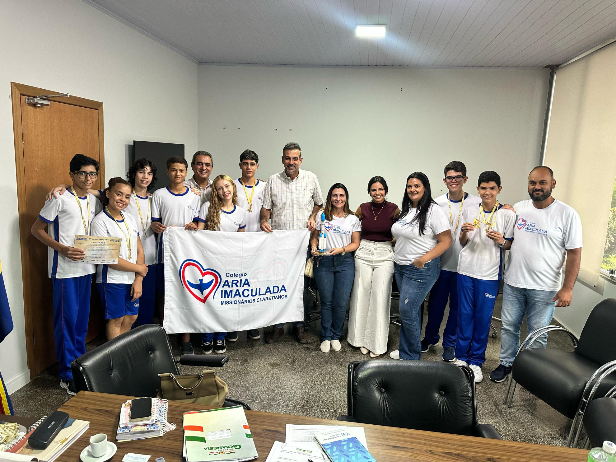 lunos de Goianésia conquistam ouro na Mostra Brasileira de Foguetes e Olimpíada de Astronomia com apoio do prefeito Renato de Castro