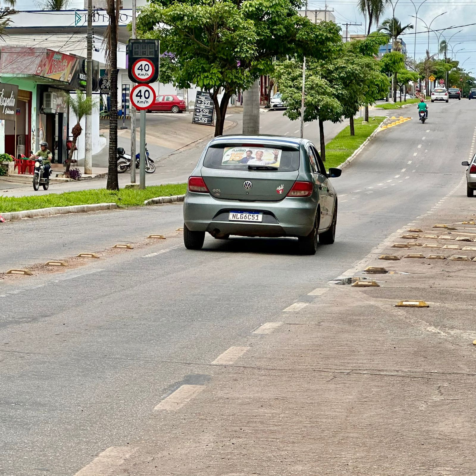 Redutores de velocidade de Goianésia estão há meses sem funcionamento 