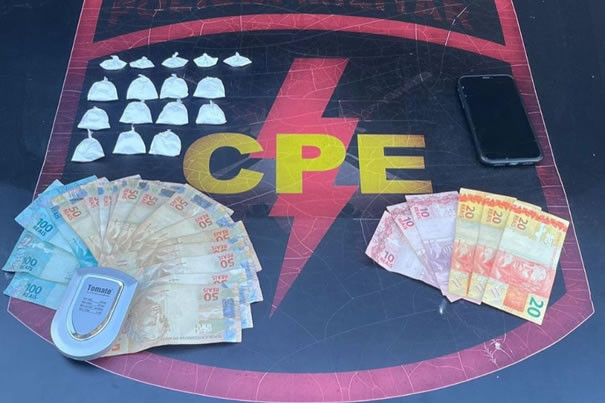 CPE prende traficante de drogas no bairro Laurentino Martins