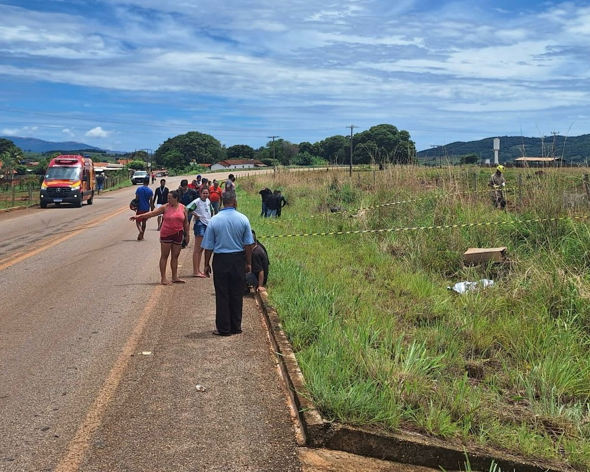 Motociclista morre neste domingo em gravíssimo acidente próximo ao povoado de Cafelândia