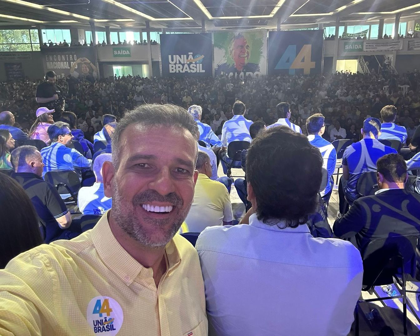 Renato de Castro participa de primeiro encontro nacional do União Brasil ao lado de Ronaldo Caiado