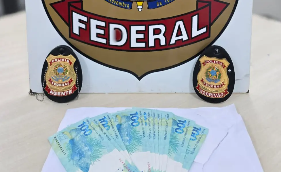 PF prende em Barro Alto homem que comprou e recebeu dinheiro falso pelos correios