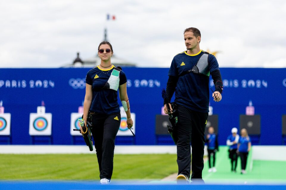 Brasil cai para México na 1ª participação na equipe mista do tiro com arco nas Olimpíadas