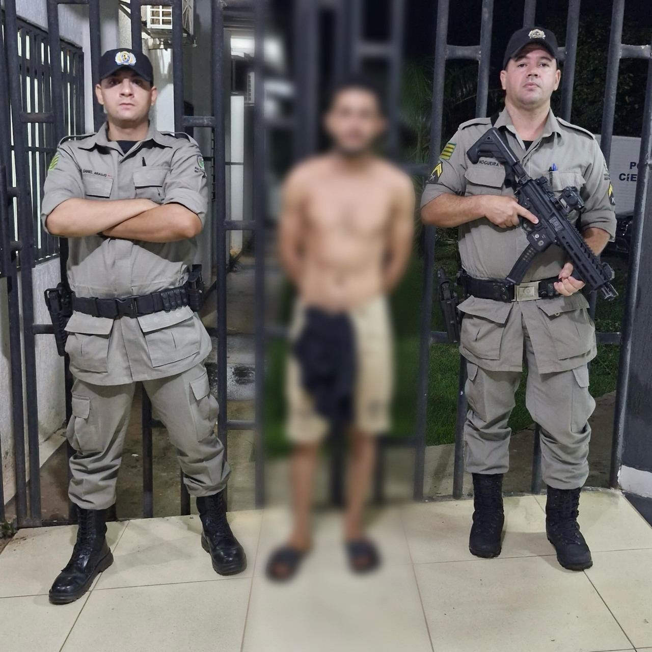 Para fugir de agressões, mulher se esconde em mercado em Goianésia, e agressor acaba preso