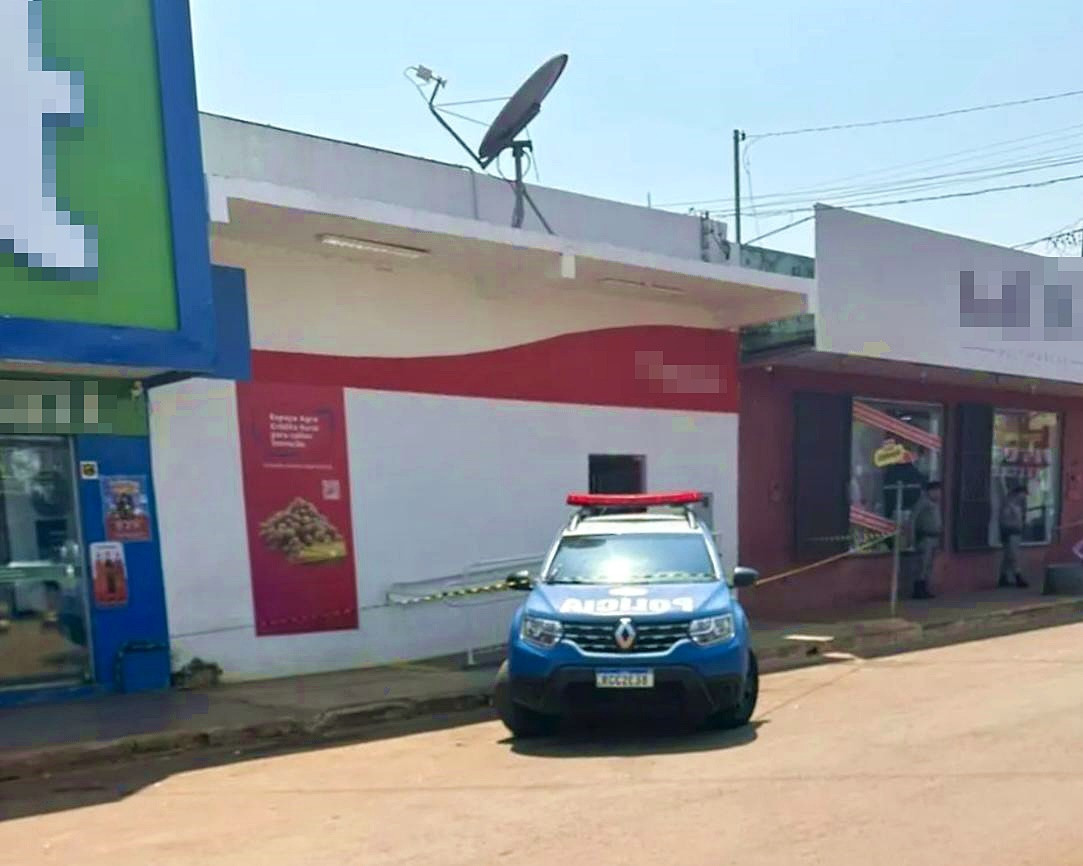 Agência bancária é arrombada em Barro Alto na noite desta segunda-feira