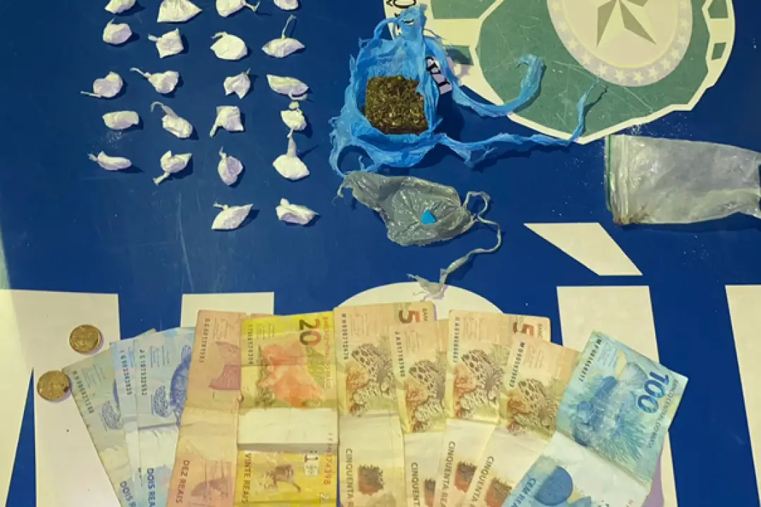 Suspeito de vender drogas no estádio Valdeir de Oliveira é preso após longa perseguição