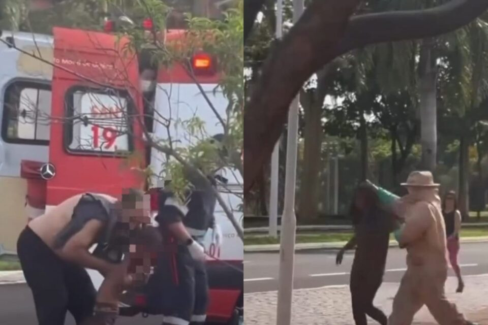 Casal e criança atacados por abelhas em Itumbiara continuam em hospital
