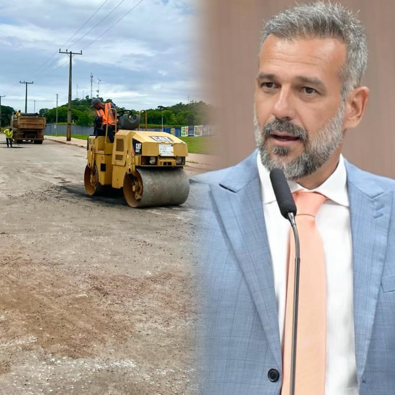 Renato de Castro enaltece ação rápida da Goinfra na recuperação do asfalto em Goianésia