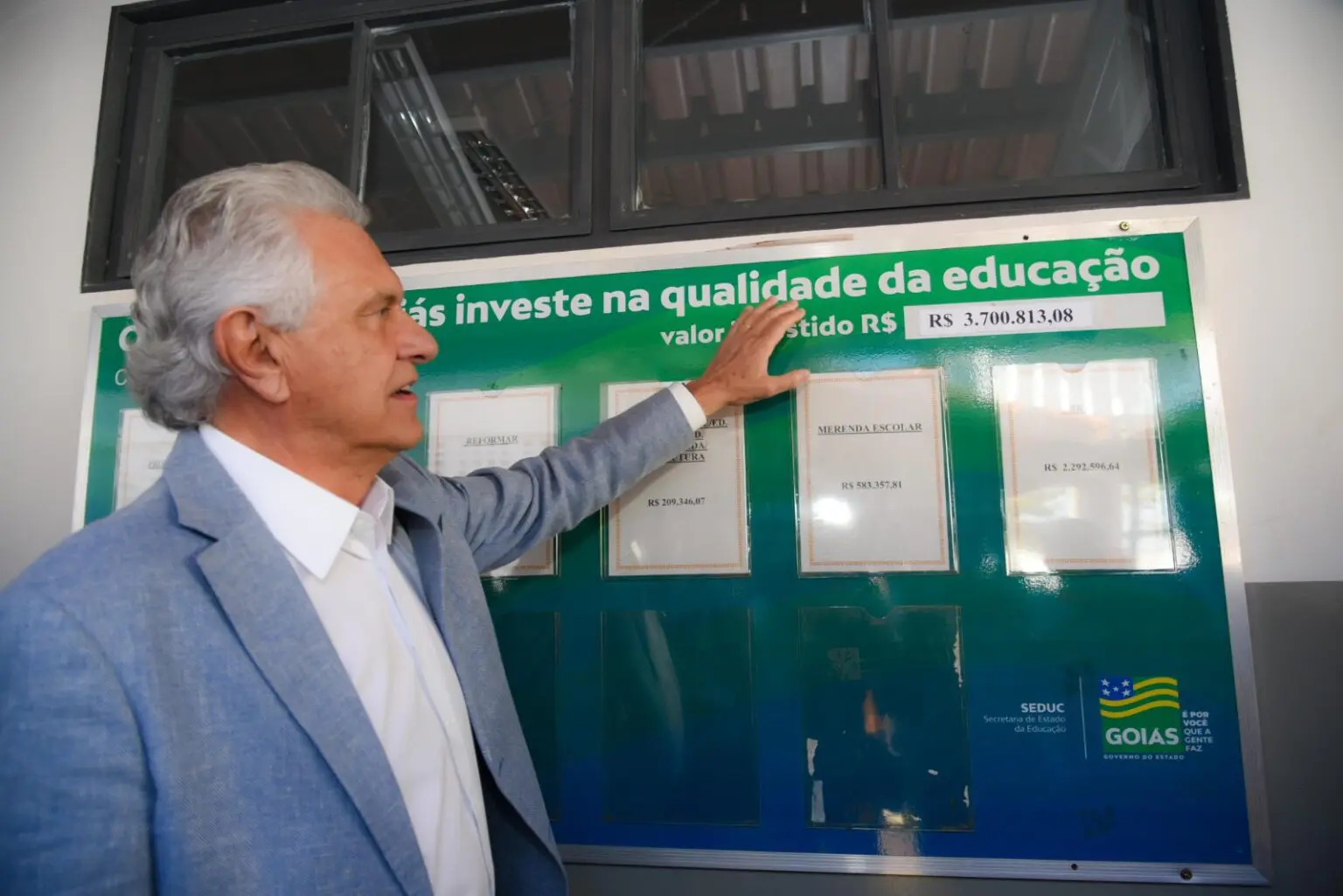 Pesquisa AtlasIntel aponta Caiado em 1º lugar nacional nas principais áreas da gestão pública