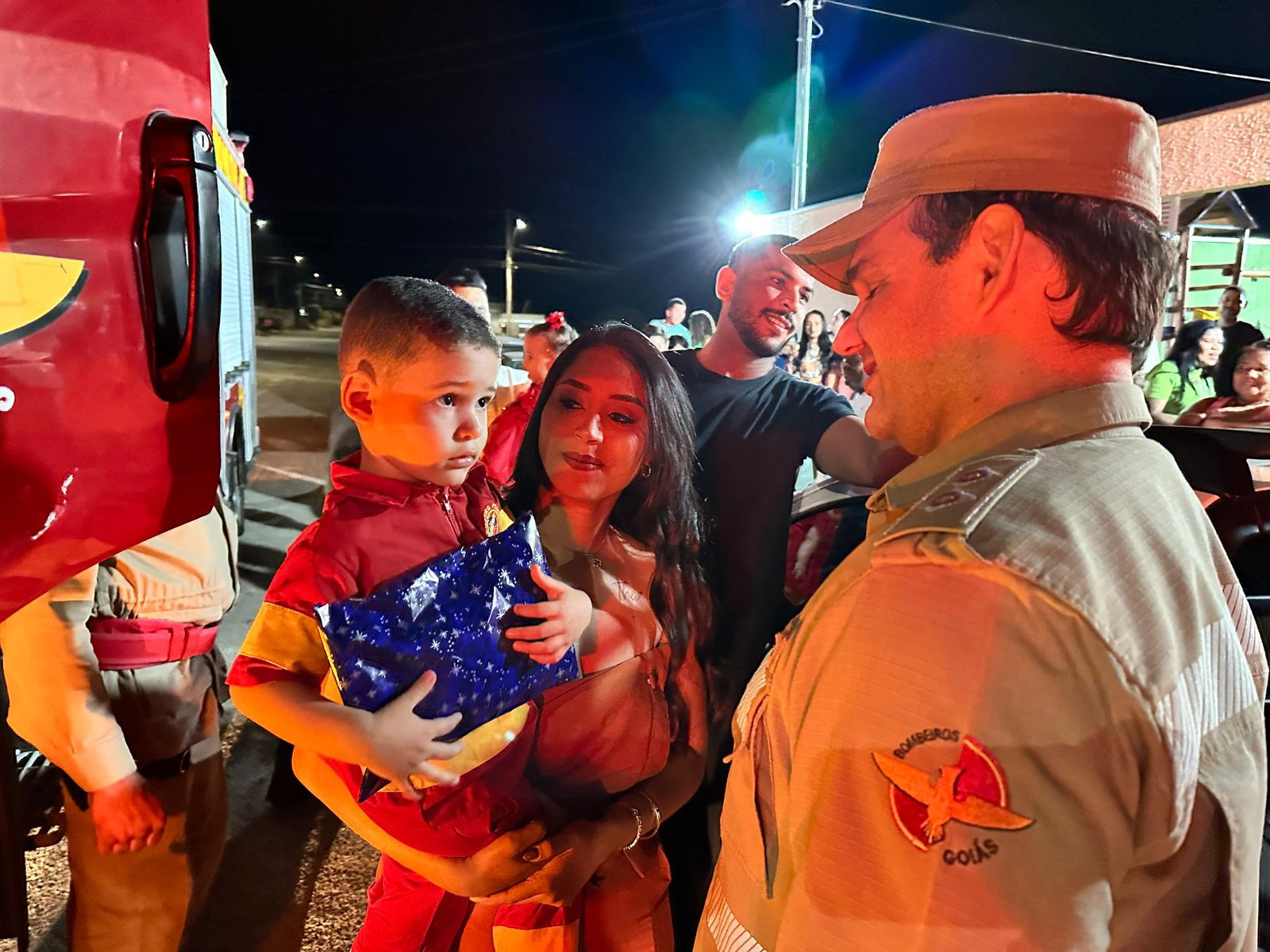 Corpo de Bombeiros realiza surpresa especial para menino de 3 anos em Goianésia