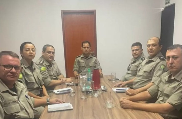 Reunião da Polícia Militar em Goianésia define estratégias de prevenção e manutenção da ordem pública