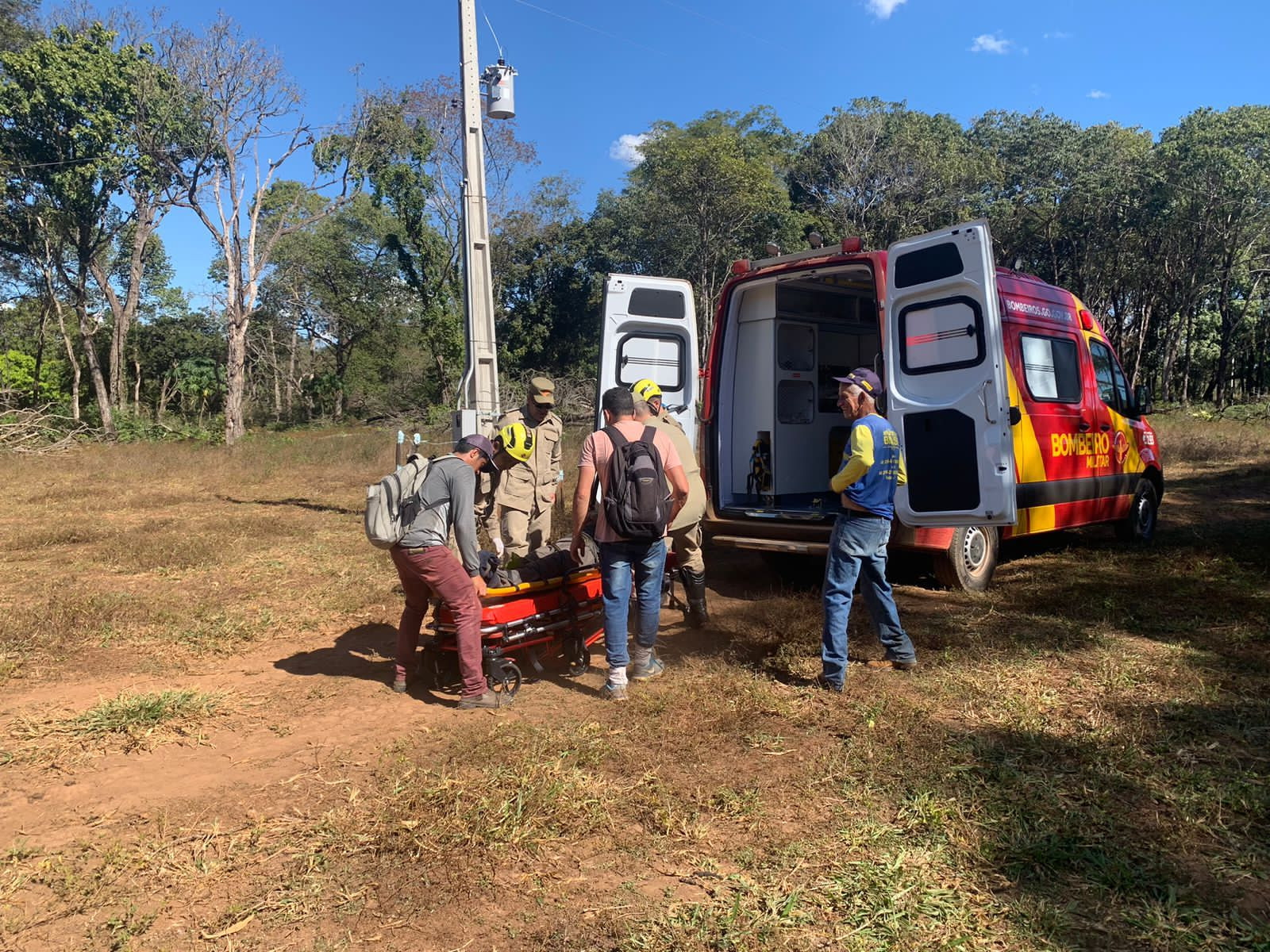 Corpo de Bombeiros de Goianésia localiza idoso de 82 anos que estava desaparecido 