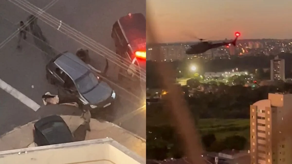 Perseguição com helicóptero movimenta Negrão de Lima nesta sexta