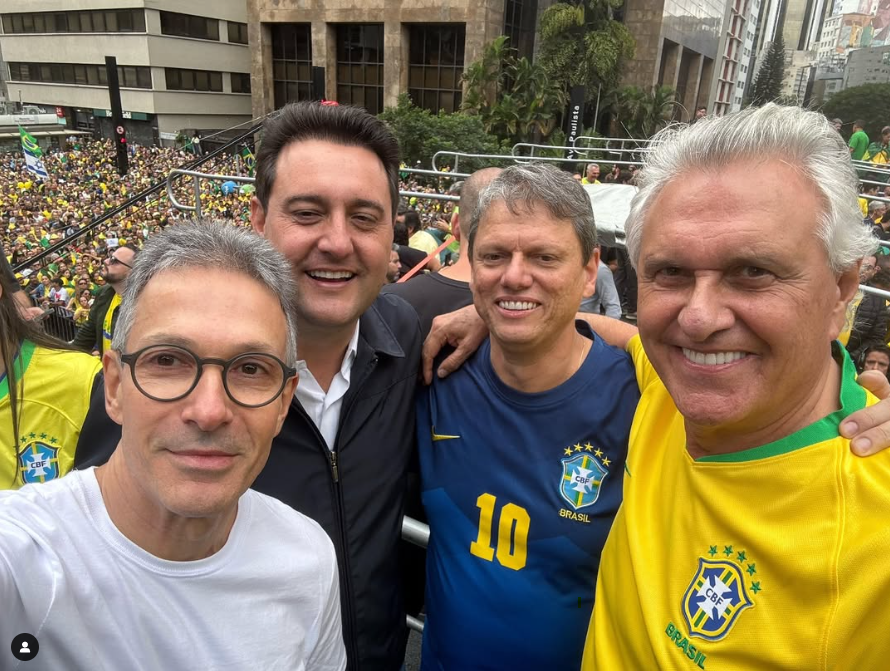 “O Brasil está vivendo a melhor safra de governadores da história”, afirma Caiado em evento pela anistia