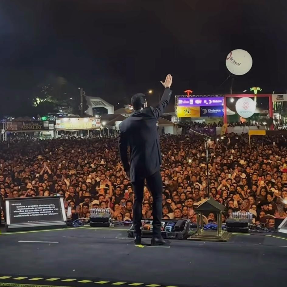 Público recorde: Gusttavo Lima celebra com sucesso a realização da 50ª Expoagro de Goianésia
