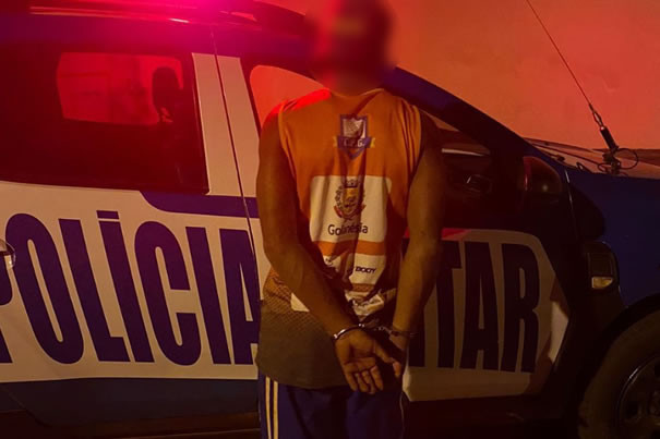 Polícia Militar prende foragido da justiça por lesão corporal e ameaça
