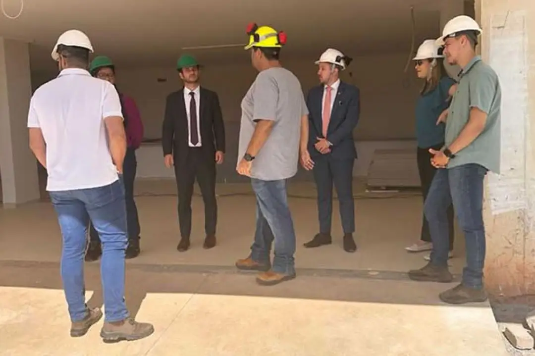 Ministério Público inspeciona obras do Hospital Municipal de Goianésia