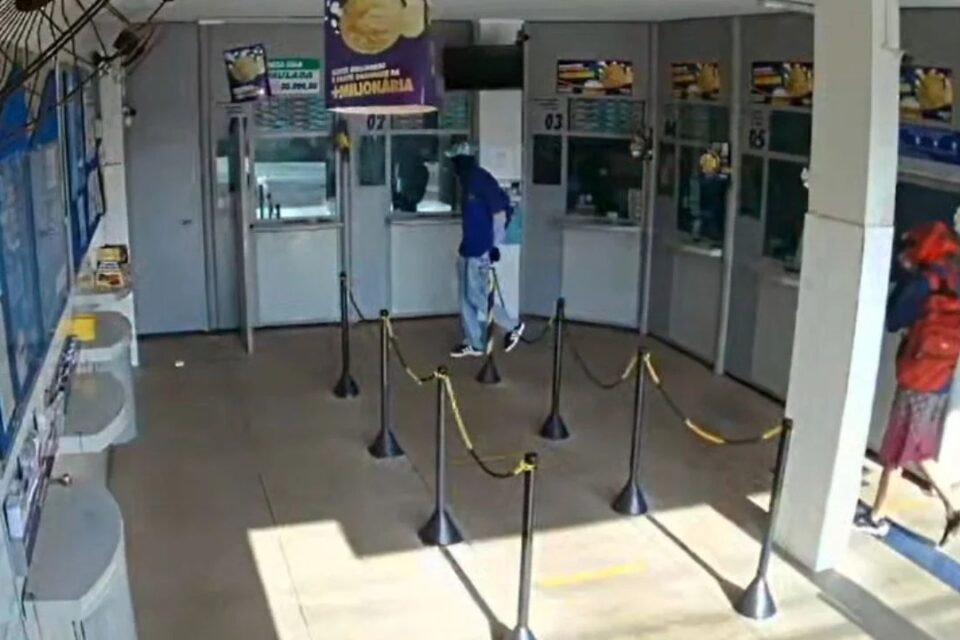 Anápolis: homem é preso suspeito de tentar assaltar e atirar dentro de lotérica