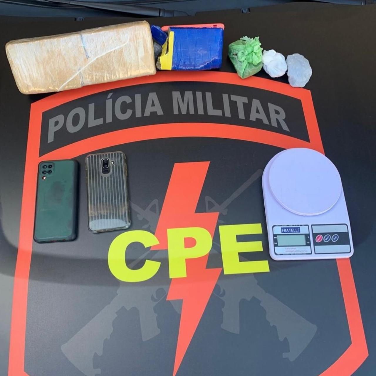 CPE de Goianésia aborda veículo suspeito e encontra grande quantidade de maconha