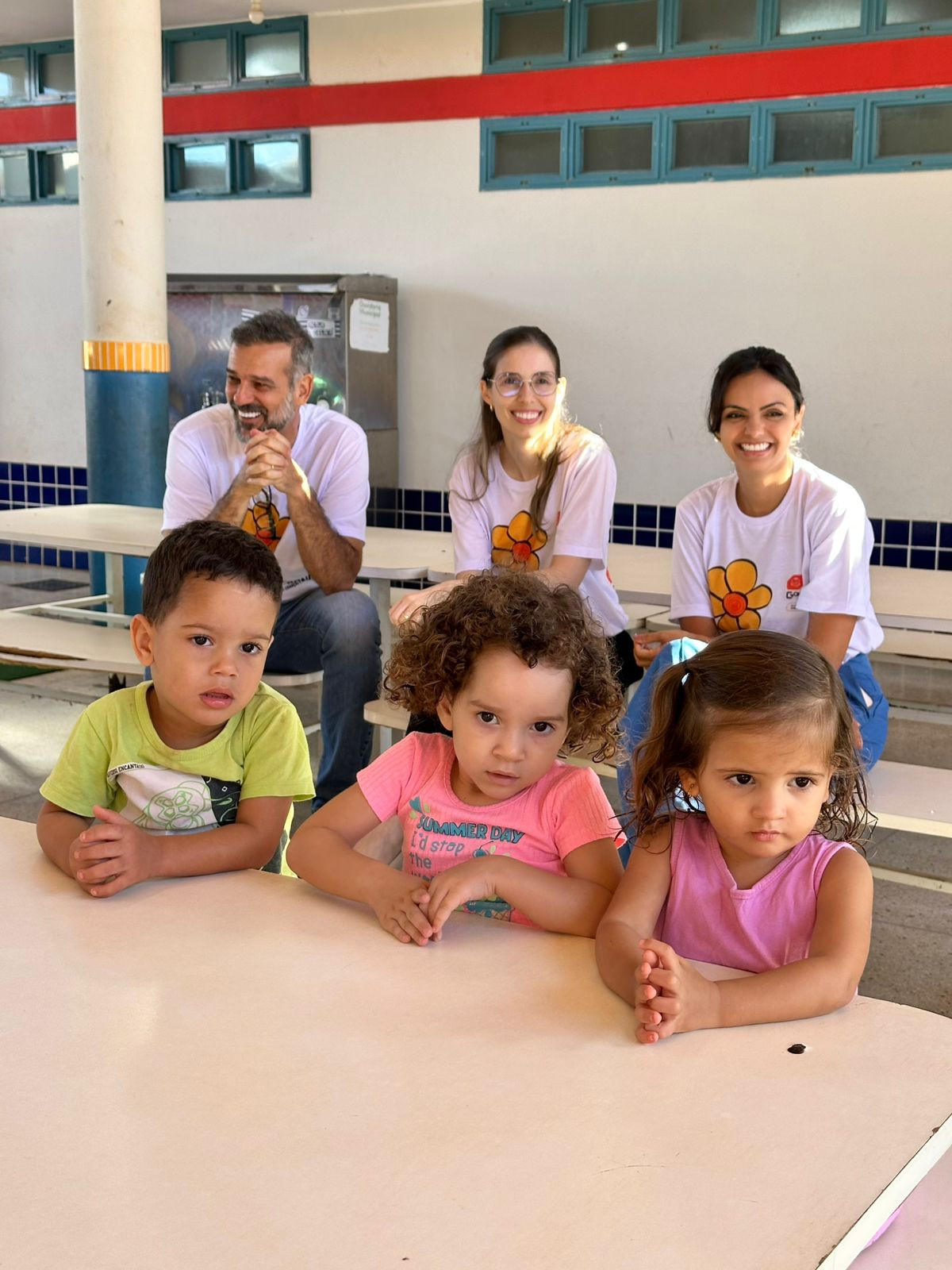 Renato de Castro participa de visita com a equipe da campanha “Faça Bonito” com palestras educativas para crianças