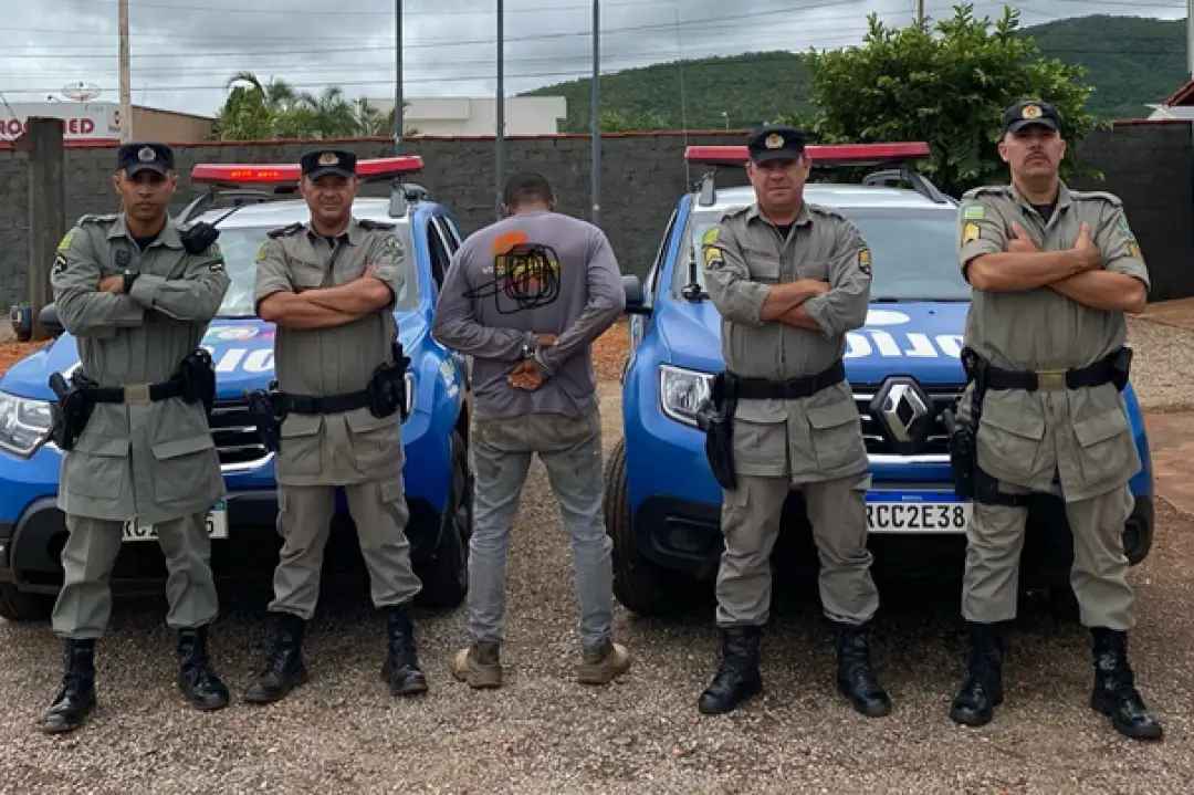Foragido da Justiça pelo crime de roubo é recapturado pela Polícia Militar de Barro Alto