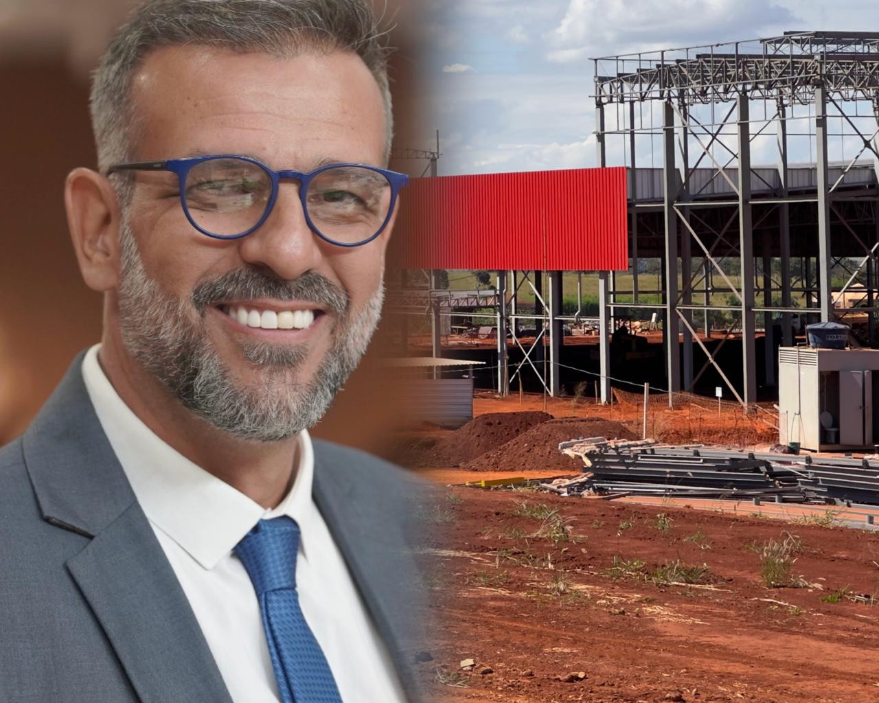 Deputado Renato de Castro comemora ritmo acelerado de construção da Fricó Alimentos em Goianésia