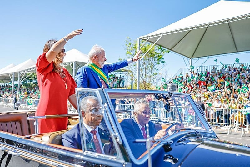 Lula participa do desfile de 7 de setembro em Brasília neste feriado da independência