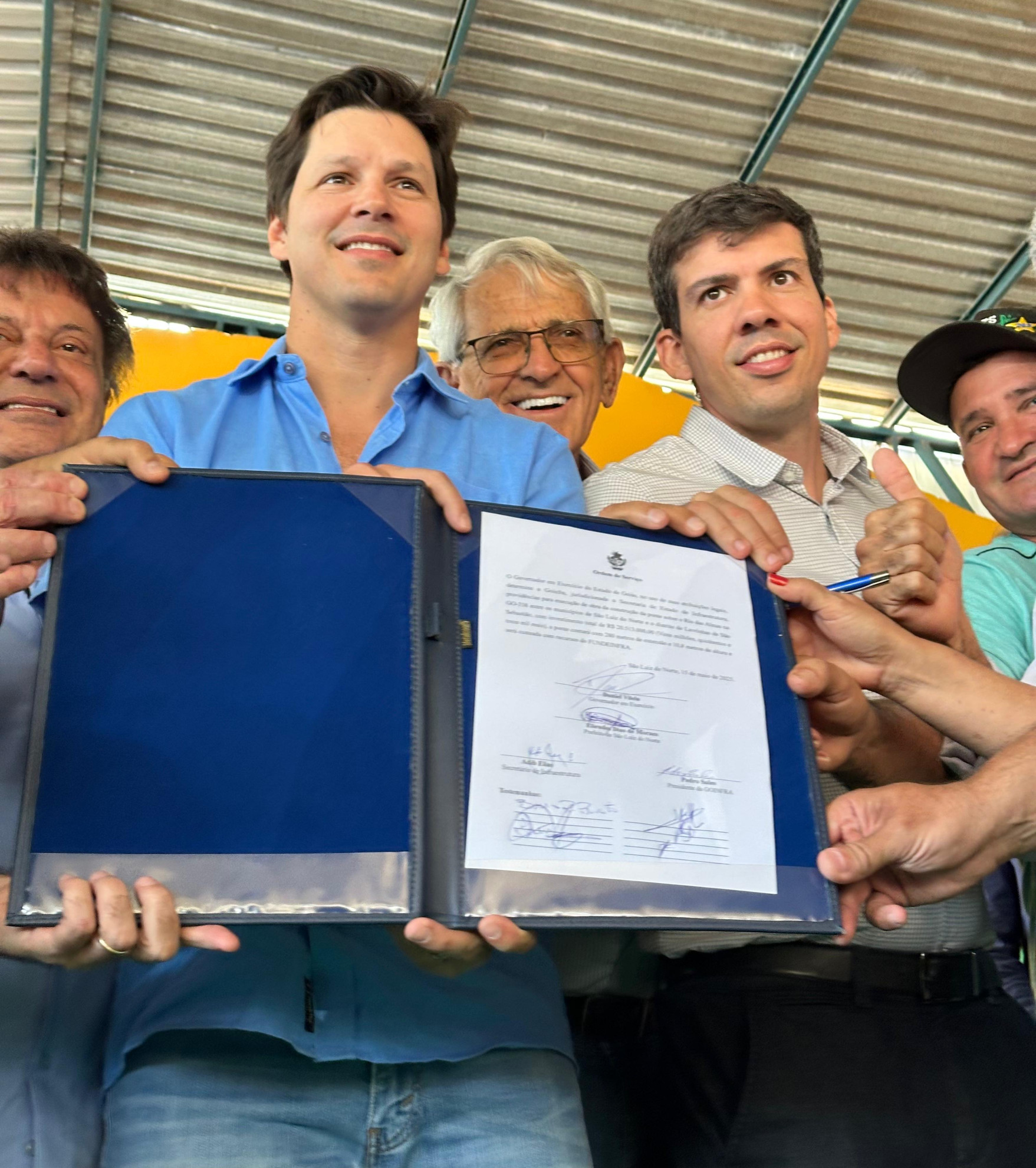 Viabilizada por Renato de Castro, ponte de São Luís do Norte tem ordem de serviço assinada para construção imediata