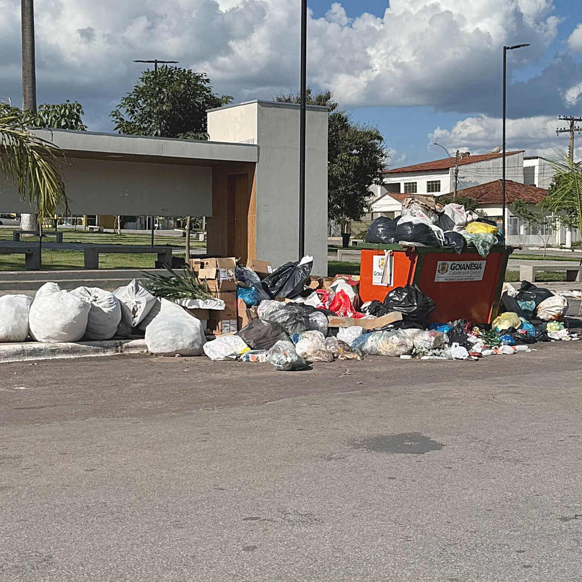 Acúmulo de lixo gera revolta na população de Goianésia
