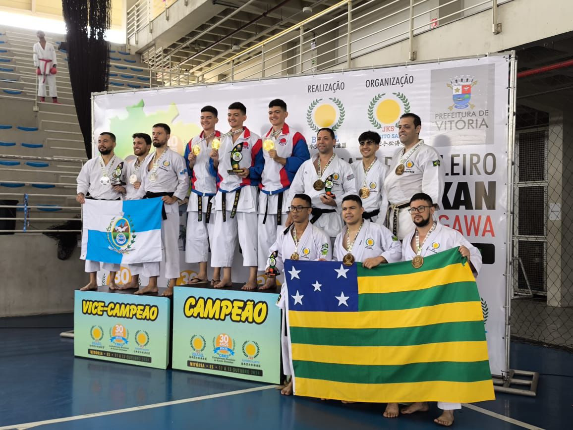 Atletas de Goianésia são destaque em campeonato brasileiro realizado em Vitória no Espírito Santo
