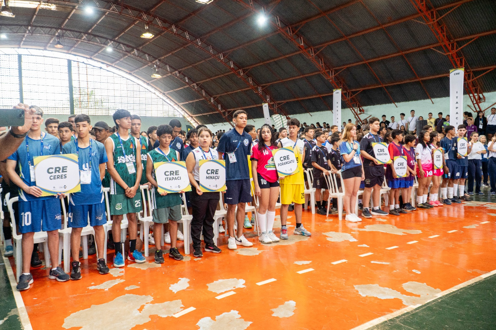 Goianésia recebe mais de mil atletas para participarem dos Jogos Estudantis de Goiás