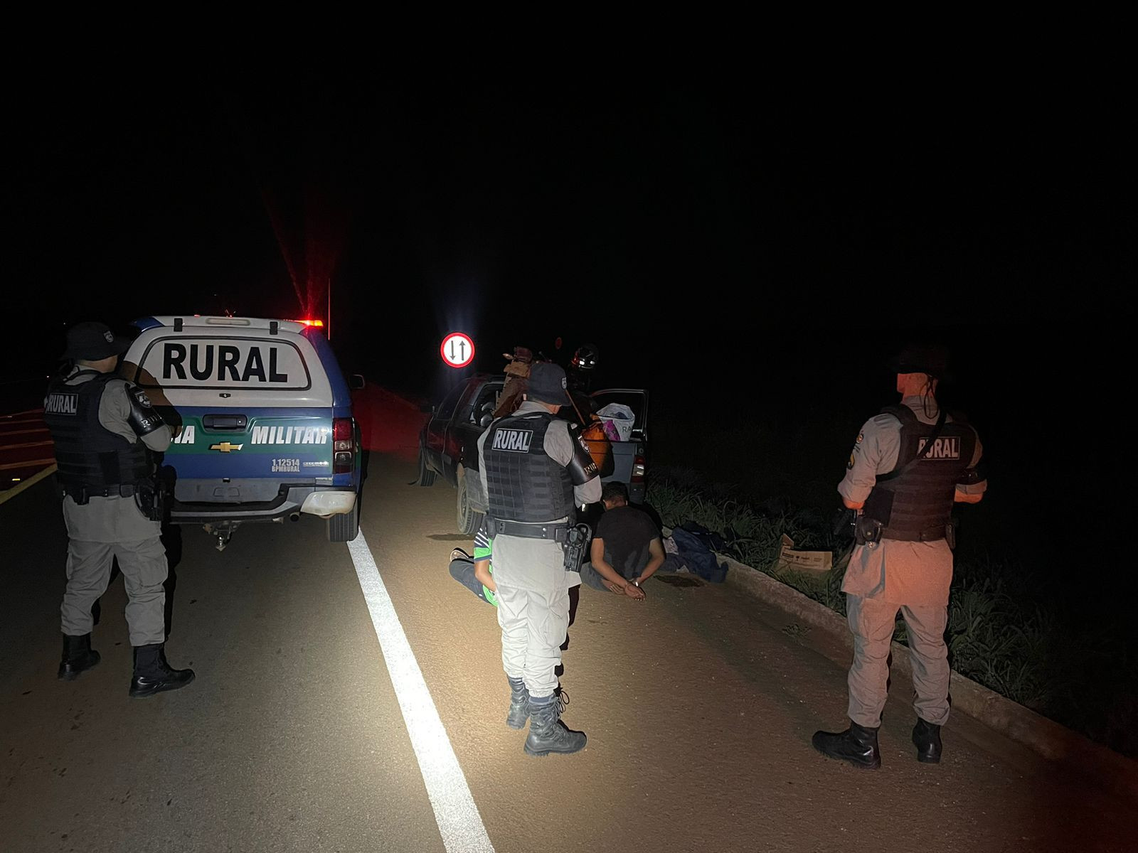 Batalhão da Polícia Militar Rural prende assassinos foragidos do estado do Mato Grosso