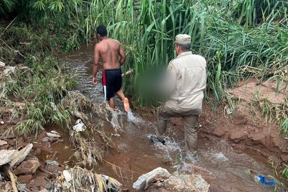 Bebê de 1 ano e 4 meses é encontrado morto em córrego de Aparecida; pai é suspeito do crime