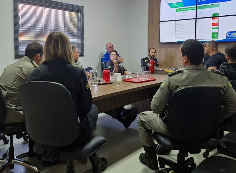 Forças de segurança de Goianésia se reúnem para discutir a melhoria dos serviços