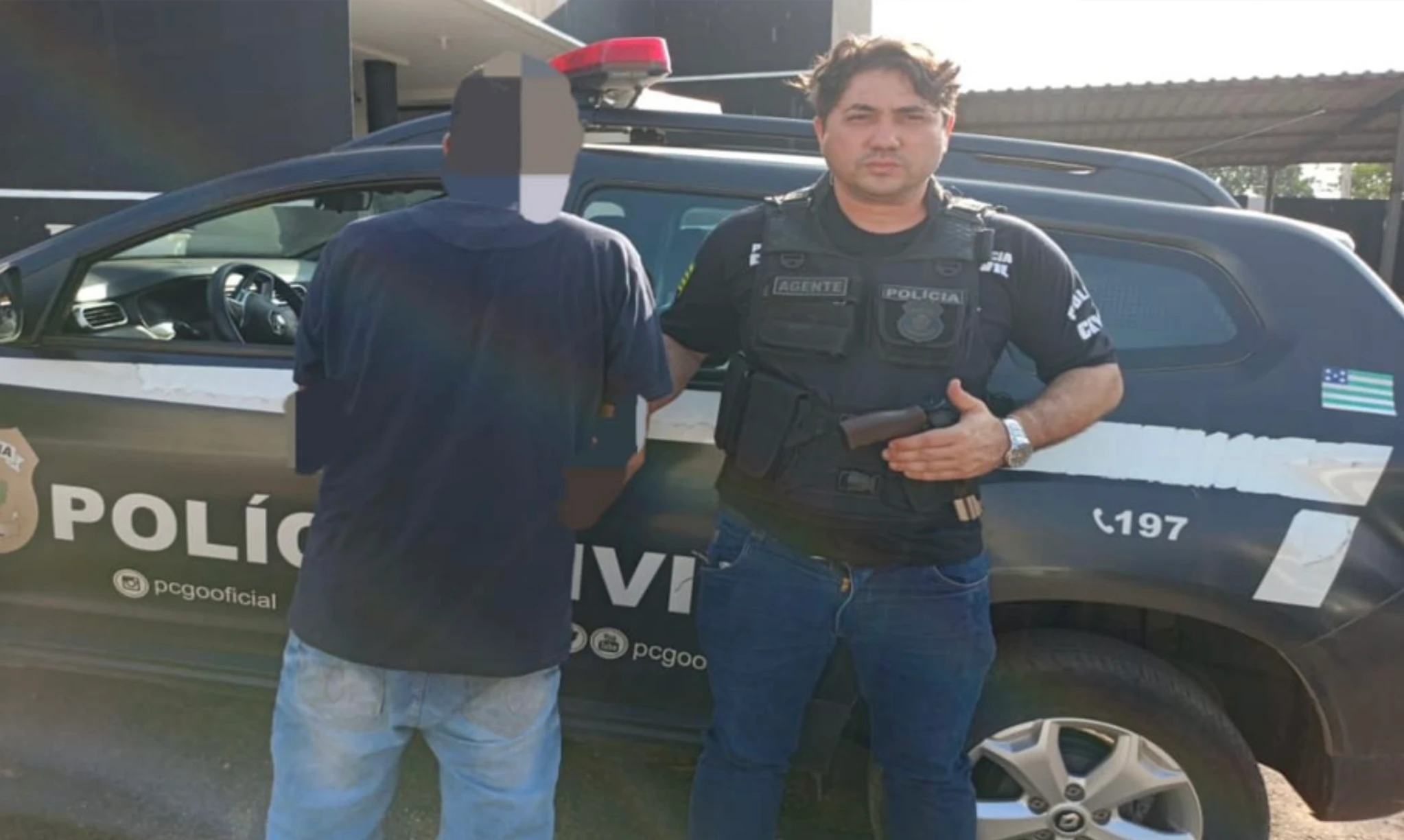 Criminoso é preso em Jaraguá após furtar celular para trocar o aparelho por drogas