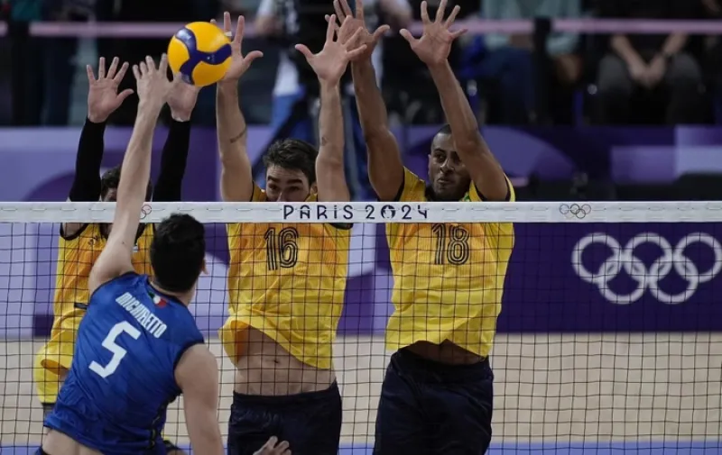 Resultado ruim: Itália vence o Brasil por 3 a 1 no vôlei masculino nas Olimpíadas