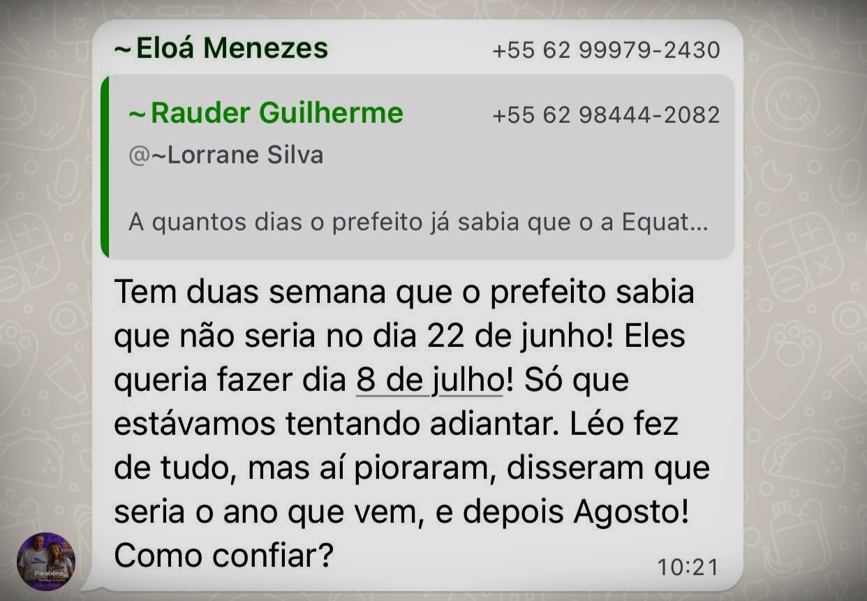 Prefeito e primeira-dama entram em contradição por conta de entrega do residencial Hermínio Lopes