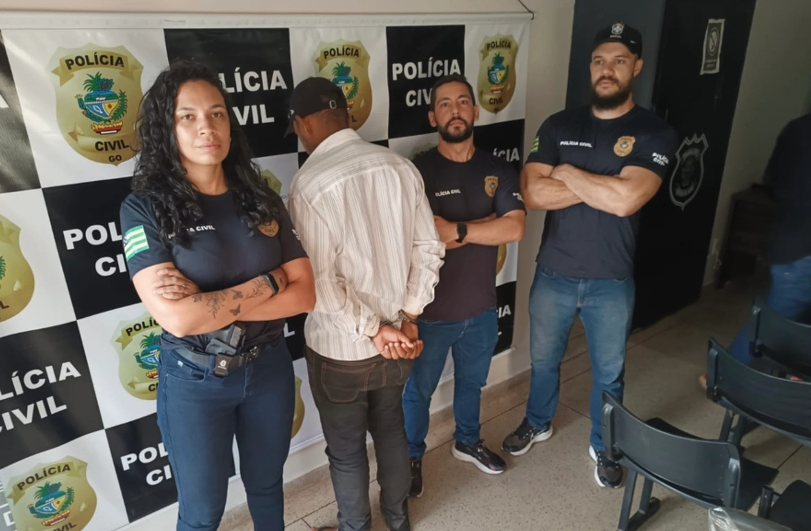 Criminoso que furtou botijão de gás na casa de idosa em Jaraguá é preso em flagrante