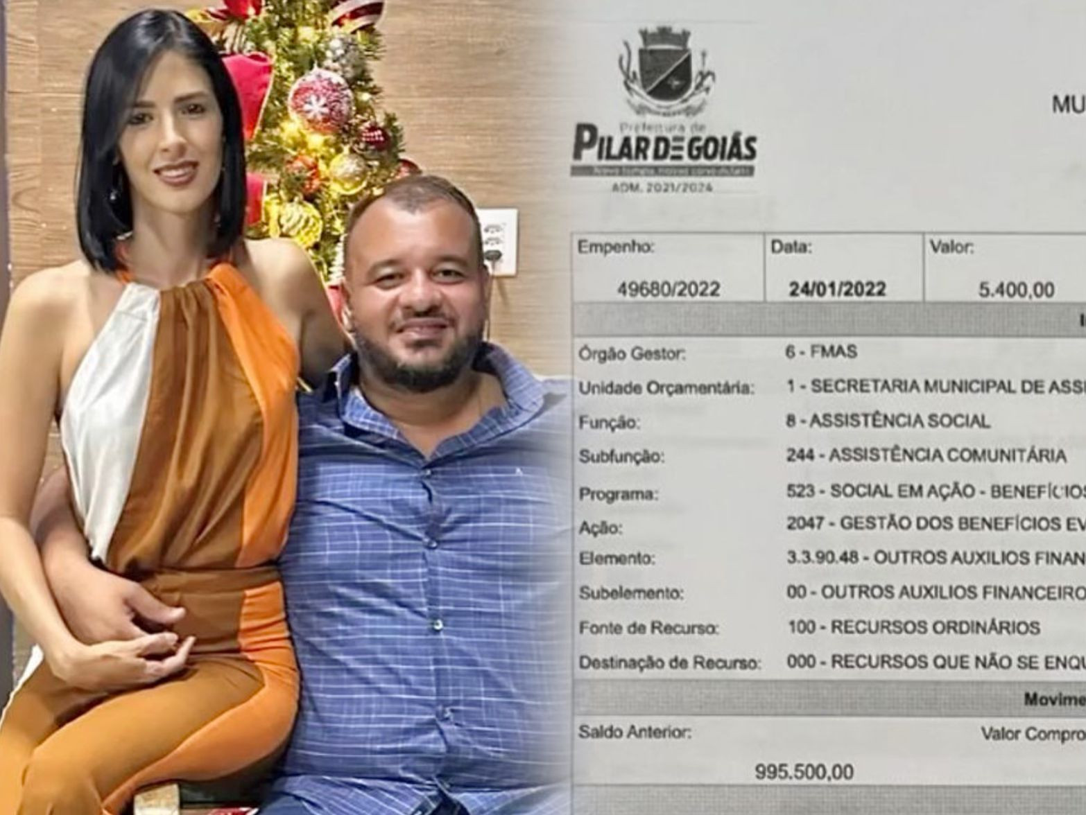 Prefeito de Pilar de Goiás é investigado por pagar empregada com dinheiro da prefeitura